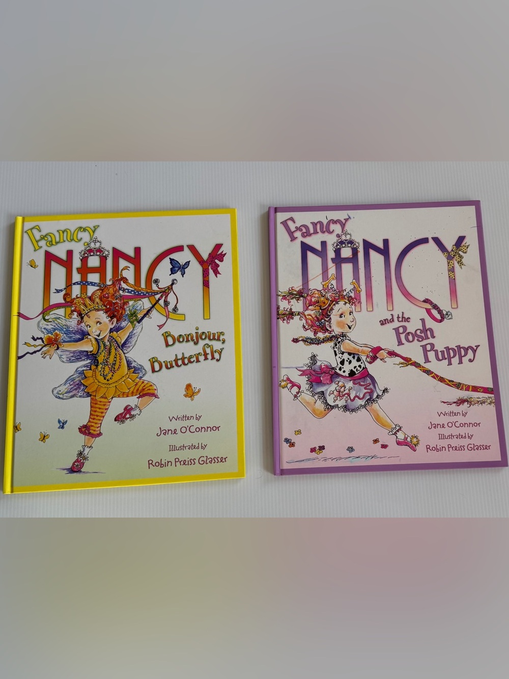 Fancy Nancy Children's 2-Book Set - Bonjour Butterfly and Posh Puppy